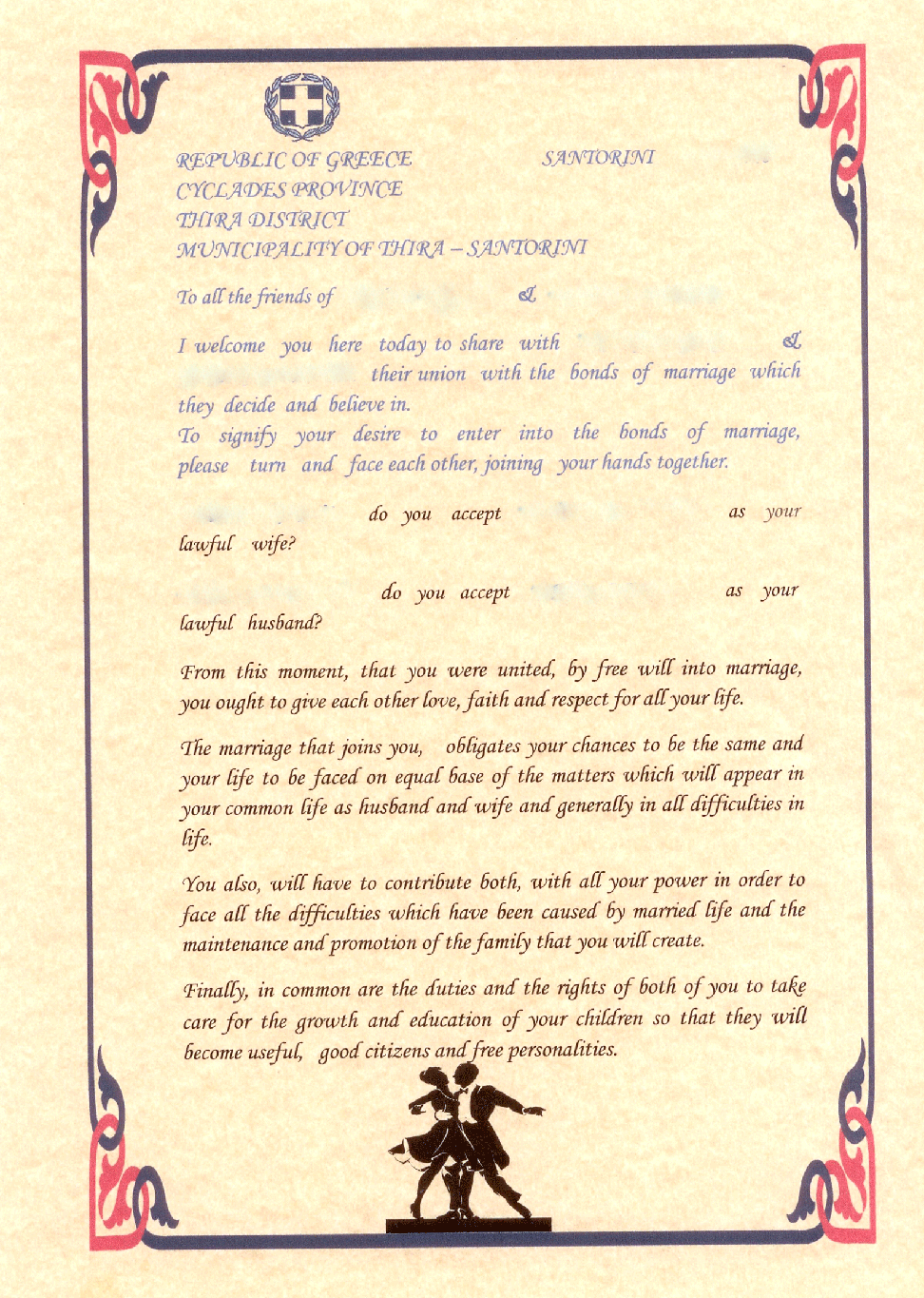 wedding vows